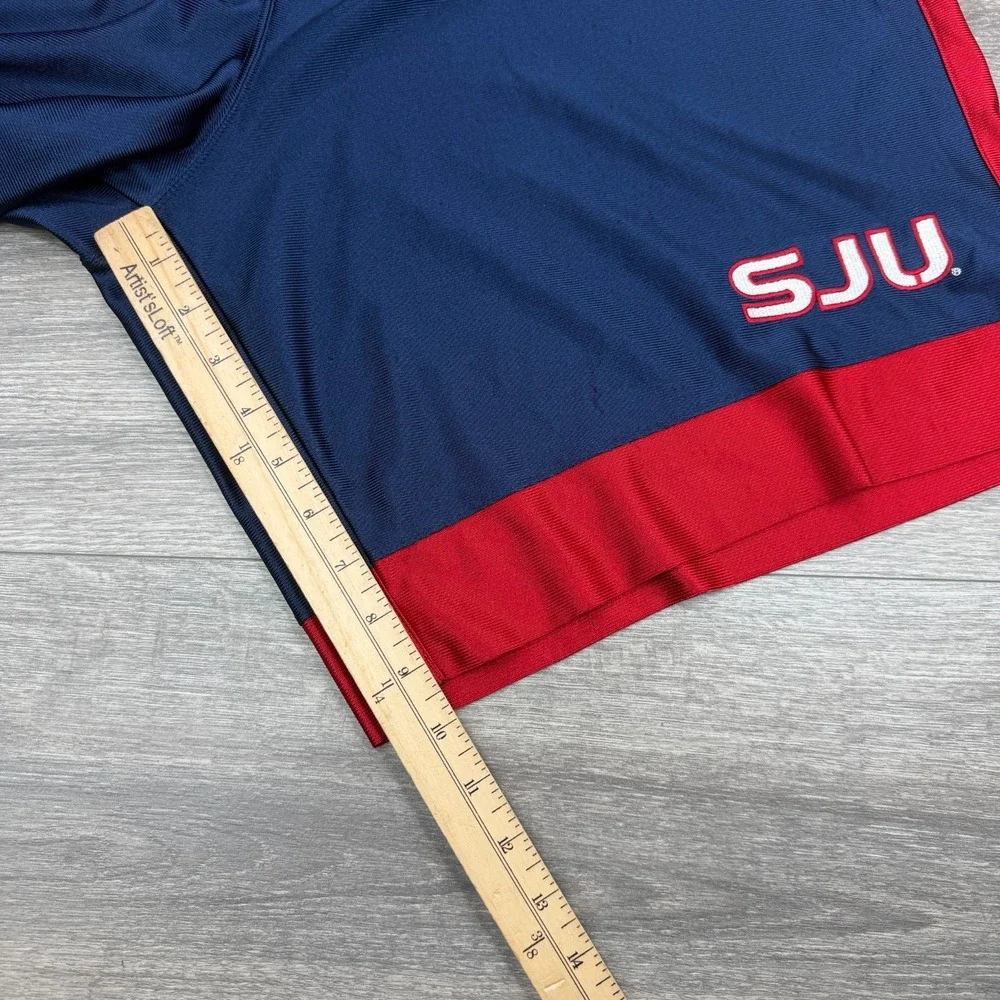Saint Josephs University Shorts Mens XL Blue Dazzle Baggy Basketball Jordan VTG
